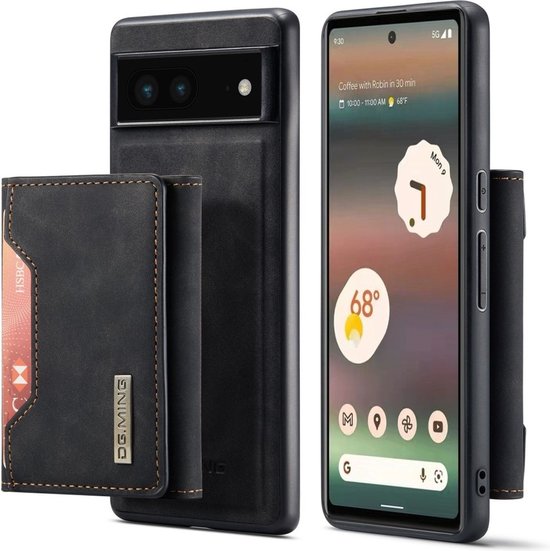 Google Pixel 4 Vintage Portemonnee Hoesje Bruin Google Pixel 4 Vintage Portemonnee Hoesje Bruin