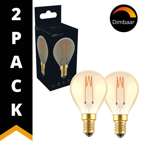 DecoDim LED E14 - Bol Ø 4.5 - Dimbaar - Extra warm wit - lampen