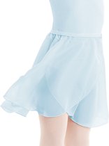 Dancer Dancewear® Jupe de ballet "Symphonia" | en bleu | Jupe portefeuille pour fille | Taille 128 / 140 - 10 / 12 ans