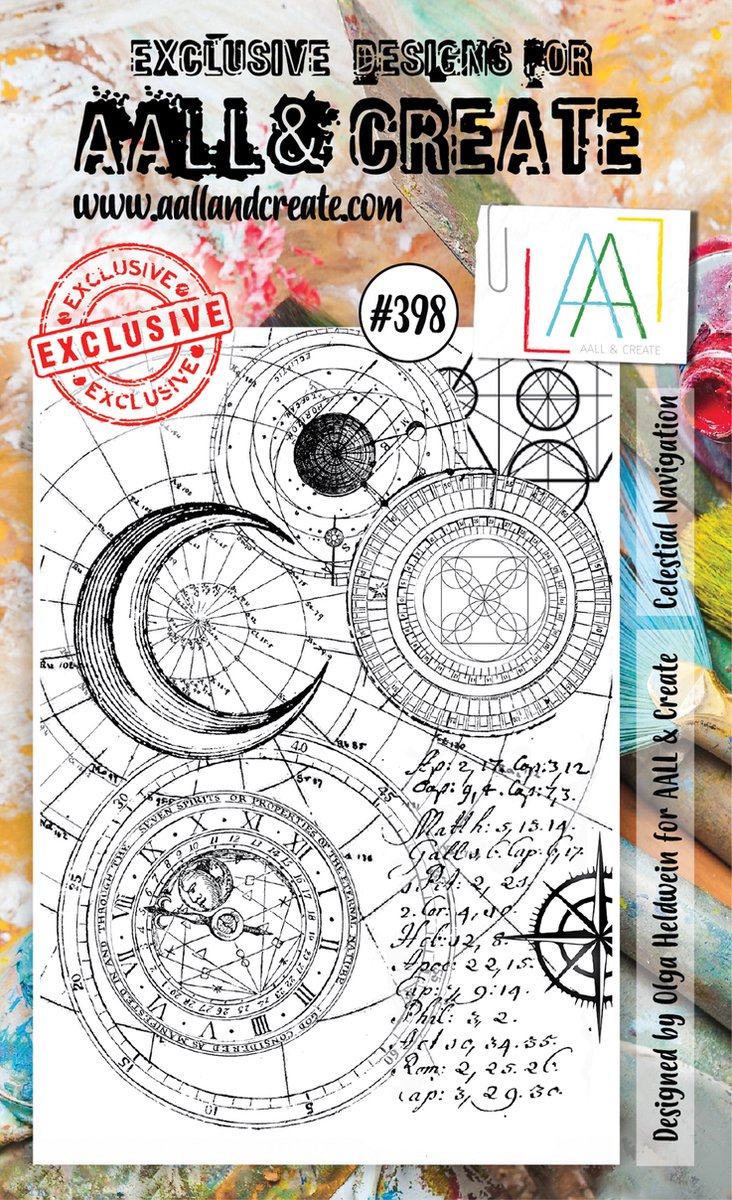 AALL & Create Stamp Celestial Navigation AALL-TP-398 15x10cm