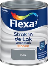 Flexa Strak In De Lak - Grondlak Binnen - Grijs - 750 ml