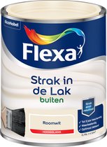Flexa Strak in de Lak Hoogglans - Buitenverf - Roomwit - 0,75 liter