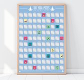 Gift Republic Scratch Poster - 100 Yoga Poses