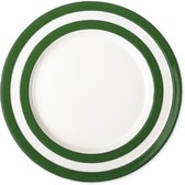 Cornishware Adder Green Side Plate-Gebaksbord - donkergroen - strepen - groen - Cornish adder Green