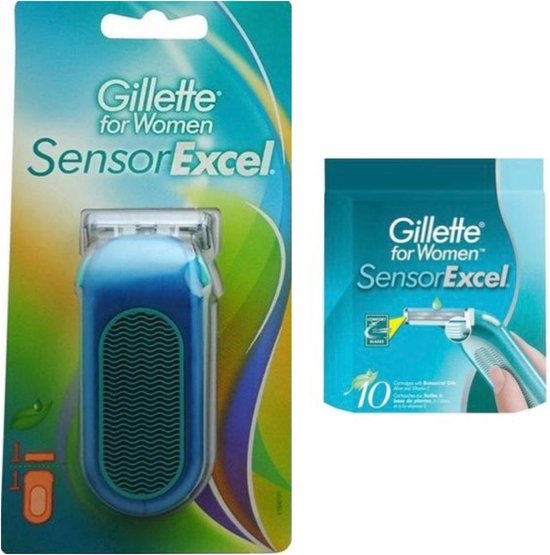 Gillette Sensor Excel Women 11 pièces lames de rasoir + système de rasage |  bol.com