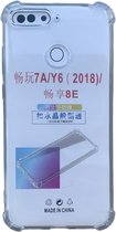 Coque arrière en silicone antichoc Huawei Y6 2018/Coque transparente