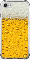 Telefoonhoesje Geschikt voor iPhone SE 2022/2020 | Geschikt voor iPhone 8/7 Hippe Hoesjes met transparante rand Bier