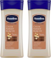 Vaseline Cocoa Body Gel Oil - 2 X intensive Care Body Gel Oil Cocoa Radiant 200ml -