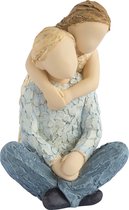 MadDeco - un lien étroit - une figurine en dit plus que des mots - Neil Welch - fait main - polystone - 12,5 cm de haut