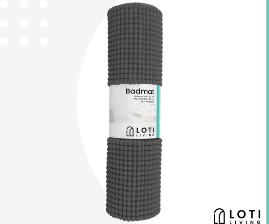 Loti Living Ensemble de bain Chenile gris foncé