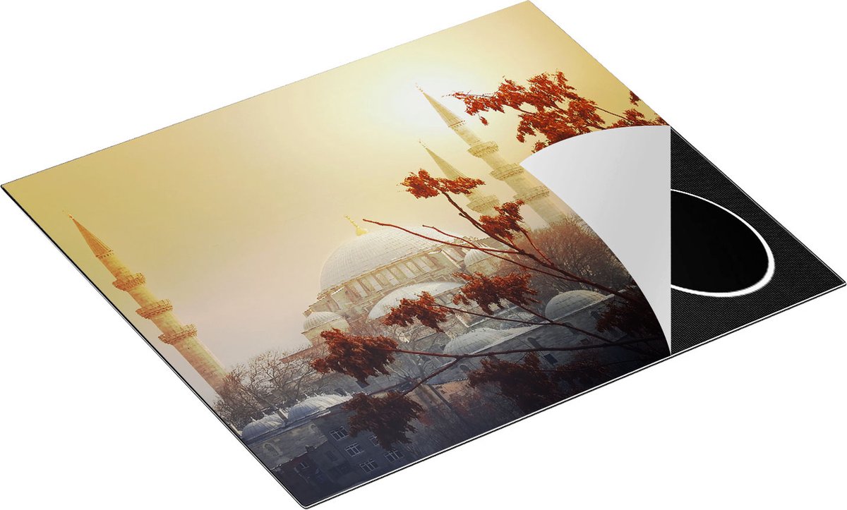 Chefcare Inductie Beschermer Suleymaniye Moskee in Istanbul - 60x52 cm - Afdekplaat Inductie - Kookplaat Beschermer - Inductie Mat