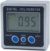 DW4Trading Digitale Magnetische Hoekmeter - Inclinometer - Meetbereik 0-360°