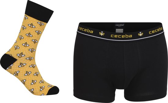 CECEBA set- boxershort en sokken - bijen editie - XL