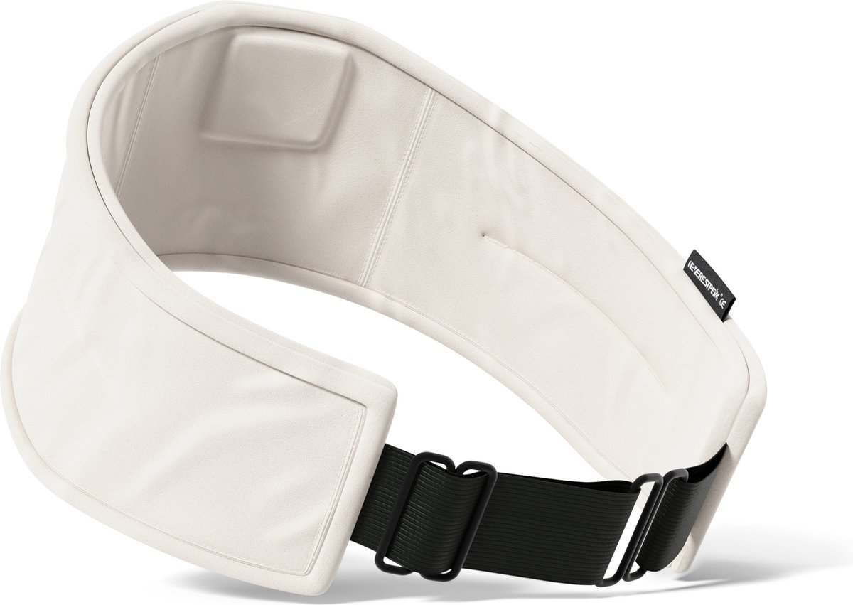 EverestPeak® Bluetooth Slaapmasker - Slaaptrainer - Met 3 in 1 Koptelefoon - Verstelbaar - 25x10CM - Beige — afbeelding 3