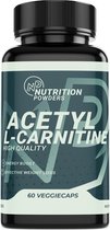Acetyl L-Carnitine | 60 Vegan Capsules | Stimuleert Vetverbranding | Versnelt Spierherstel