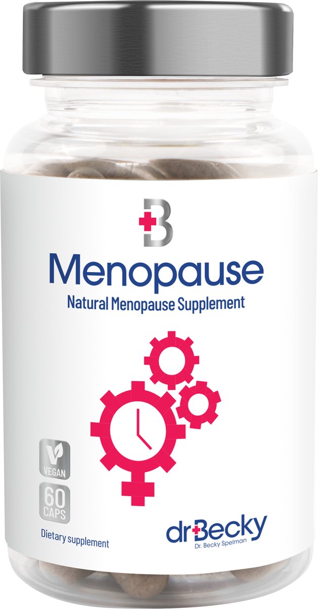 Goedkoopste Dr. Becky | Menopause | Overgang Balans | Helpt bij een Comfortabele Overgang | Hormoonbalans voor Vrouwen | 60 Vegan Capsules