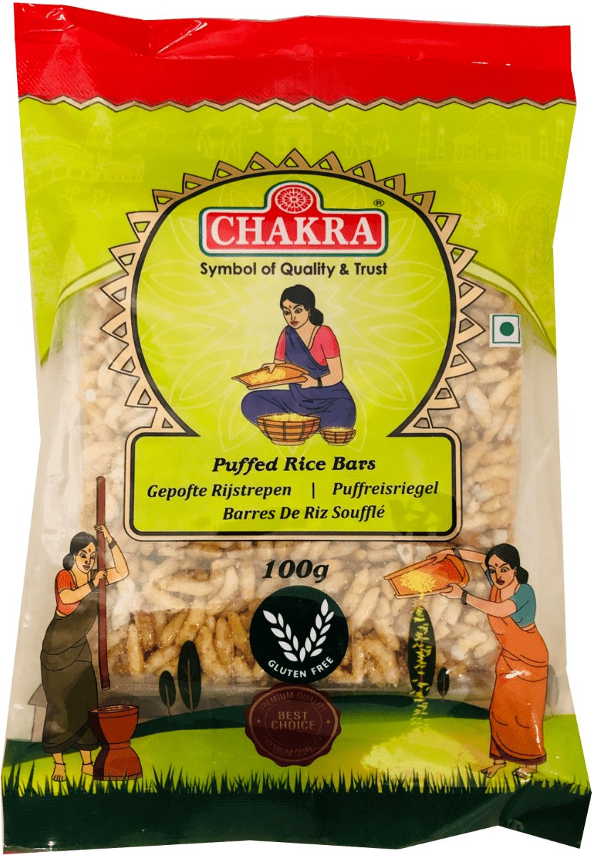 Goedkoopste Chakra - Gepofte Rijst Repen - Puffed Rice Bars - 100 g