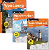 Puzzelsport - Puzzelboekenpakket - 3 puzzelboeken - Woordzoeker Special  - 288 + 96 + 96  pagina's