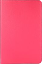 Case2go - Tablet hoes geschikt voor Samsung Galaxy Tab A8 (2022 & 2021) - 10.5 Inch - Draaibare Book Case Cover - Magenta