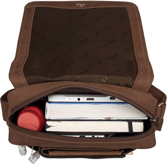 STILORD 'Matt' Leather Case Men Kleine Vintage Schoudertas Schoudertas