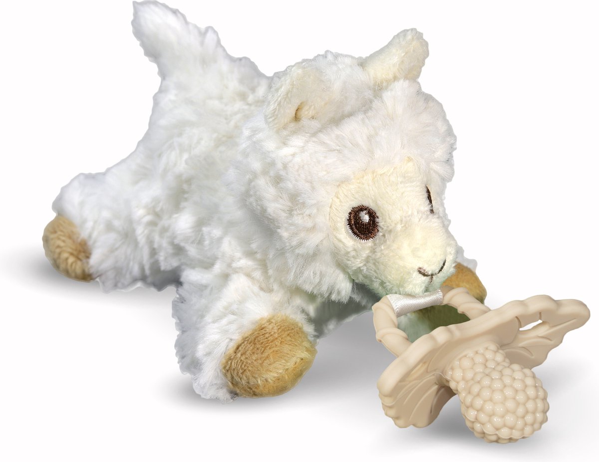 RaZbaby - RaZbuddy Speenknuffel inclusief RaZberry Bijtspeentje - Llama