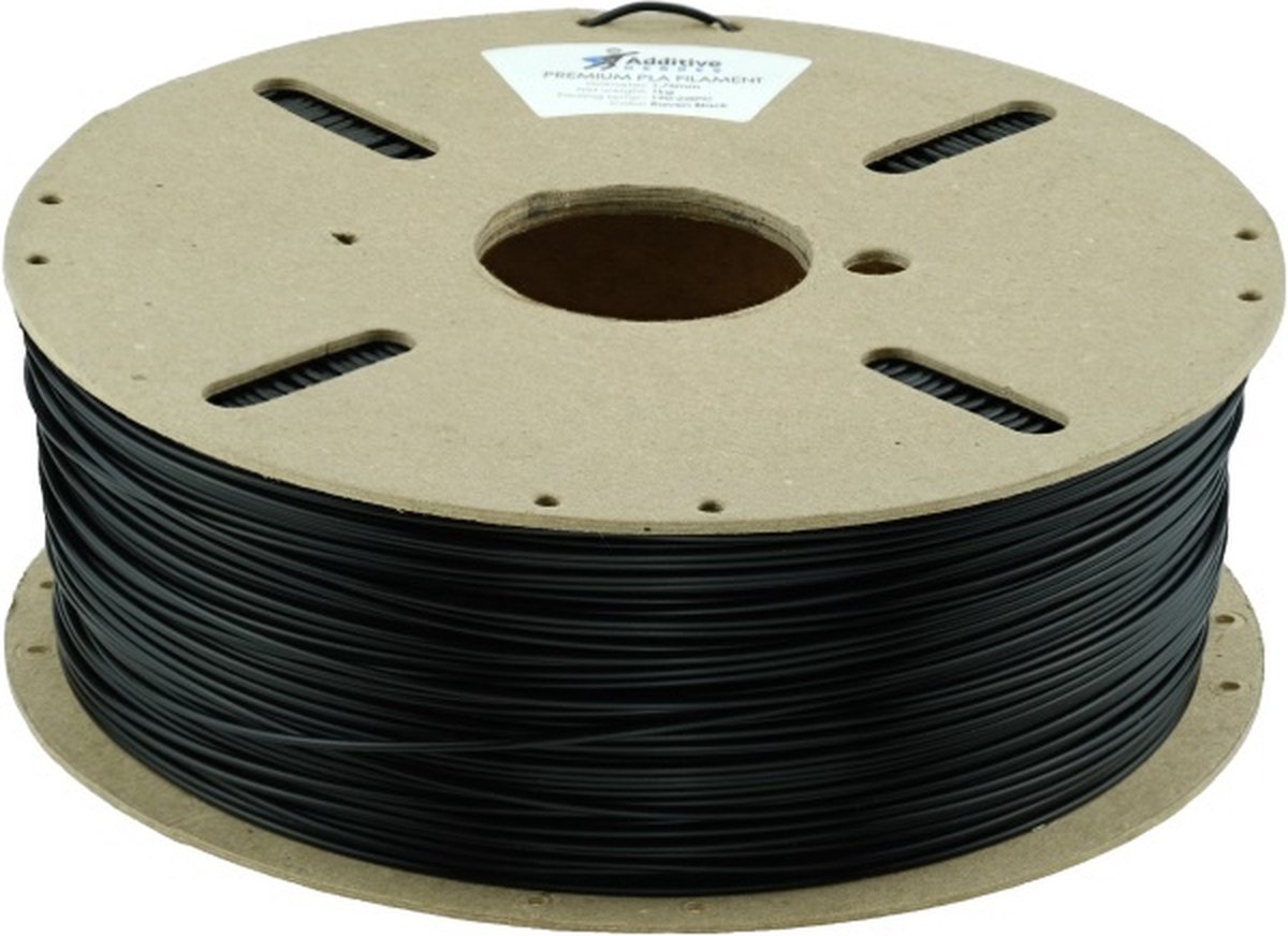 Additive Heroes Matte Finish PLA filament (1.75 mm, 1 kg) - Charcoal Black