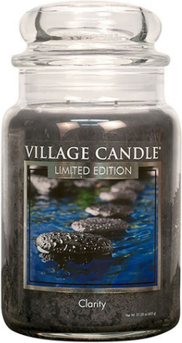 village candle Village Geurkaars Spa Collection "Clarity" | lenteregen amalfi lemon bergamot - large jar