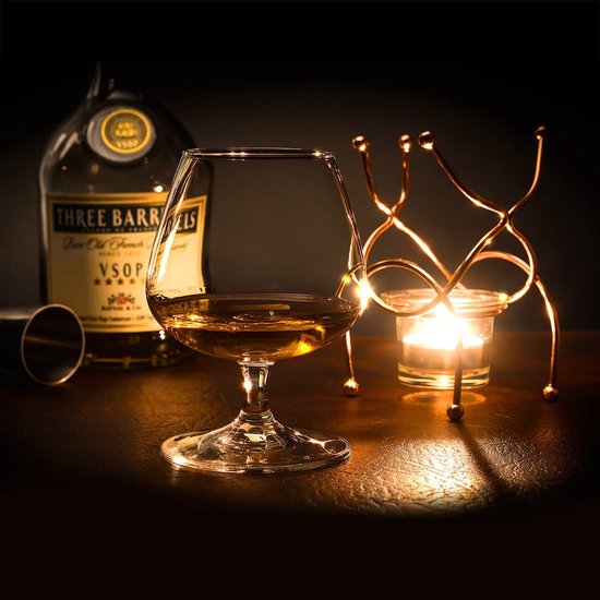 CKB ltd - cognac verwarmer snifter warmer glas set brandy glazen –  cognacglazen... | bol.com