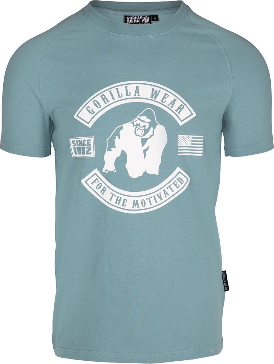 Gorilla Wear Tulsa T-Shirt - Blauw - 4XL