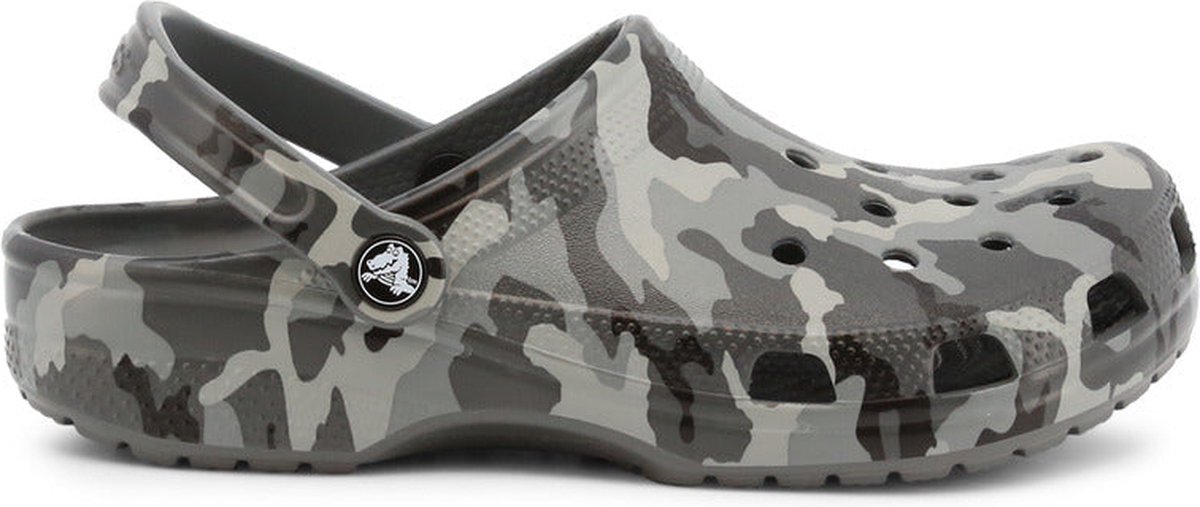 Crocs - Classic Printed Camo Clog - Grey Clogs-39 - 40