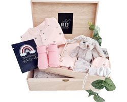 Kraam cadeau baby box - pas geboren baby - baby shower Meisje - baby geschenk - geboorte cadeau voor meisje - 10 in 1 cadeau Kraam cadeau baby box - pas geboren baby - baby shower Meisje - baby geschenk - geboorte cadeau voor meisje - 10 in 1 cadeau