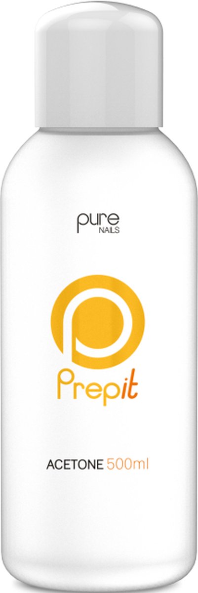 Pure Nails Aceton 500 ml - voor een vlotte verwijdering van nagellak, gellak, gelpolish,acrylgel,polygel, ..