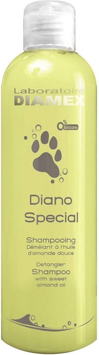 Diamex Hondenshampoo Diano Special - ontwarrende werking - hondenshampoo om de vacht te ontklitten - 250 ml - verdunning 1:8