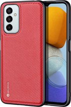 Dux Ducis - Telefoonhoesje geschikt voor Samsung Galaxy M23 - Fino Series - Back Cover - Rood