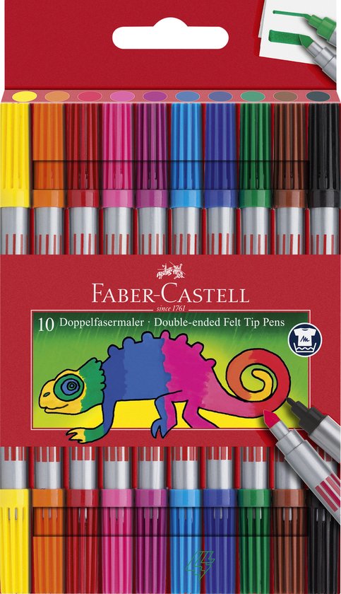 Faber-Castell viltstiften - duo - 10 stuks - FC-151110