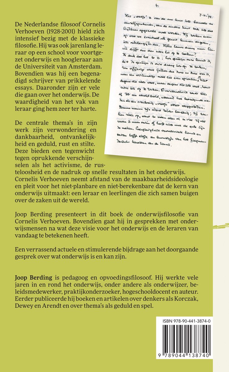 Rondom Cornelis Verhoeven - back cover