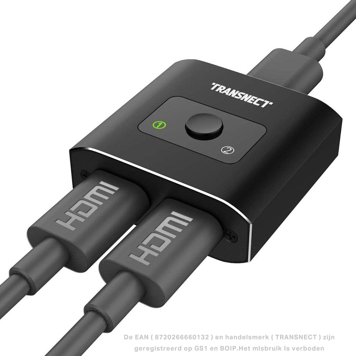 Transnect bidirectionnelle HDMI Splitter Switch 1-IN-2-OUT / 2-IN-1-OUT -  Prise en... | bol.com