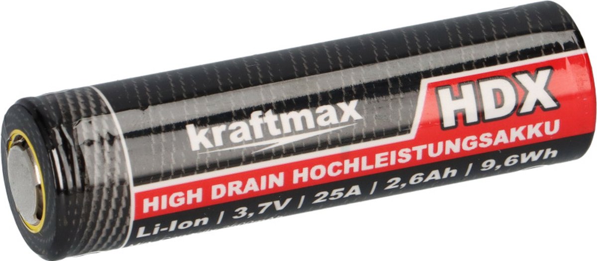 Kraftmax 18650 HDX Li-Ion 2600mAh