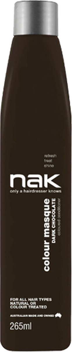 Goedkoopste NAK Colour Masque 265ml Dark Chocolate