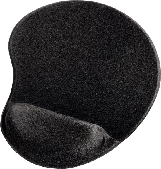 Hama “Ergonomic” Ergonomische muismat, zwart