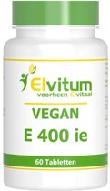 Elvitum Vitamine E 400ie Vegan Tabletten