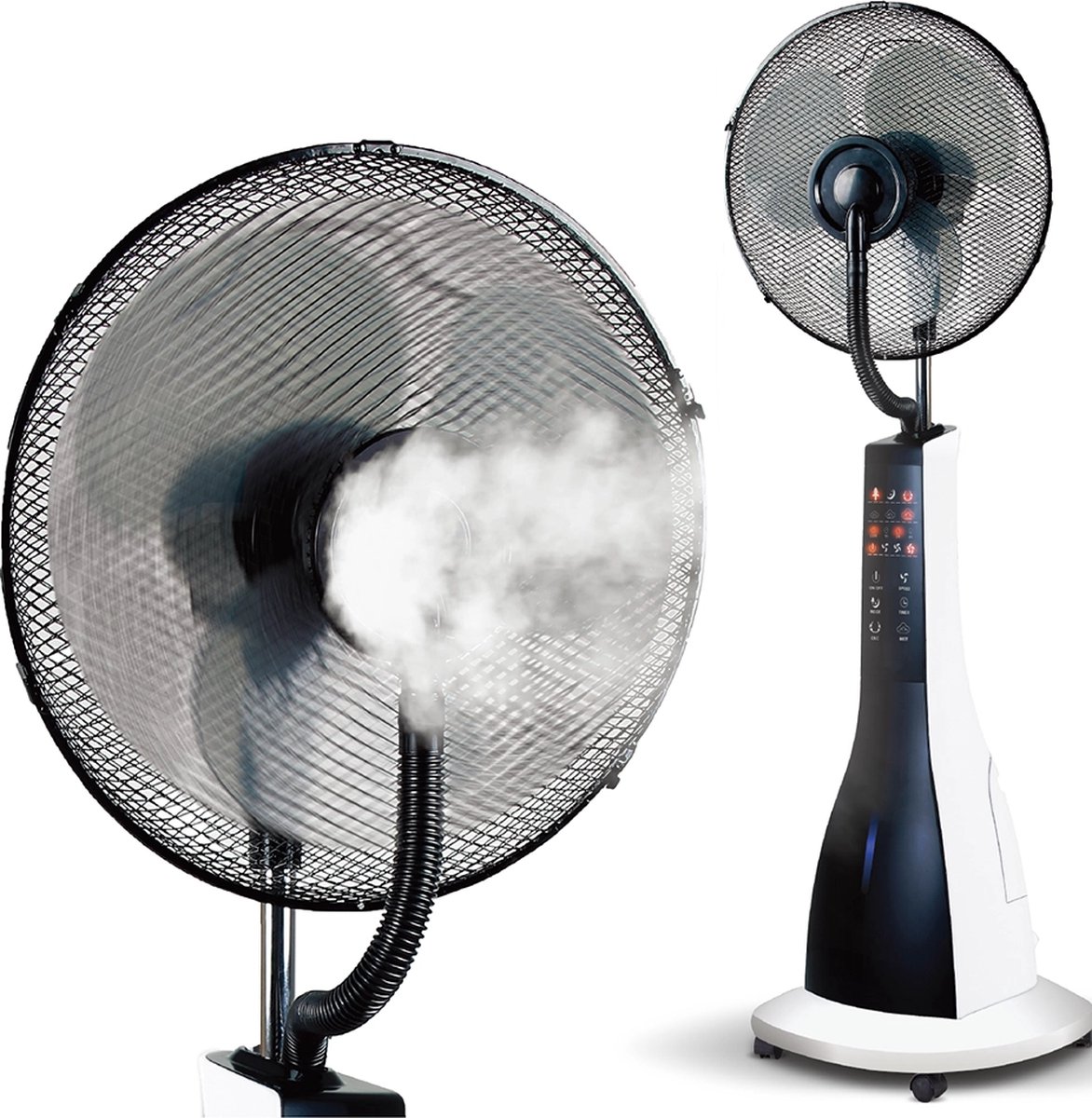 Progenion® Ventilator Met Waternevel - Rotatie en Afstandsbediening - Mist - Water
