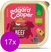 17x Edgard & Cooper Cup BIO Boeuf - Nourriture pour chiens - 100g