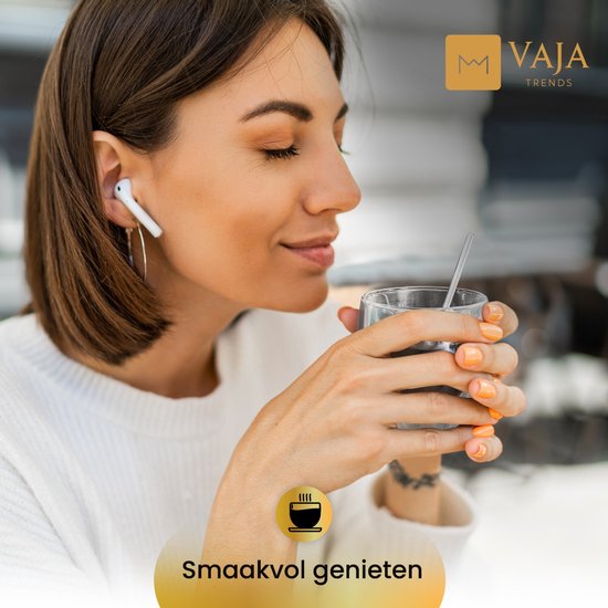 Verres à thé Trends Verres à thé à double paroi avec cuillère - Set de Verres à café - 250 ml - 4 pièces - Verres à Cappuccino - Verre à thé à double paroi