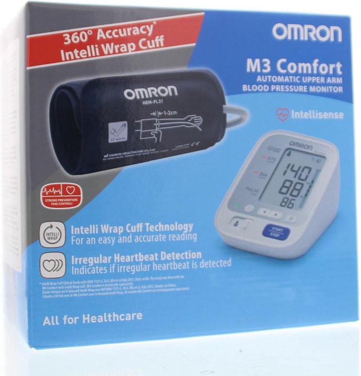 OMRON M3 COMFORT Bovenarm Bloeddrukmeter | bol.com
