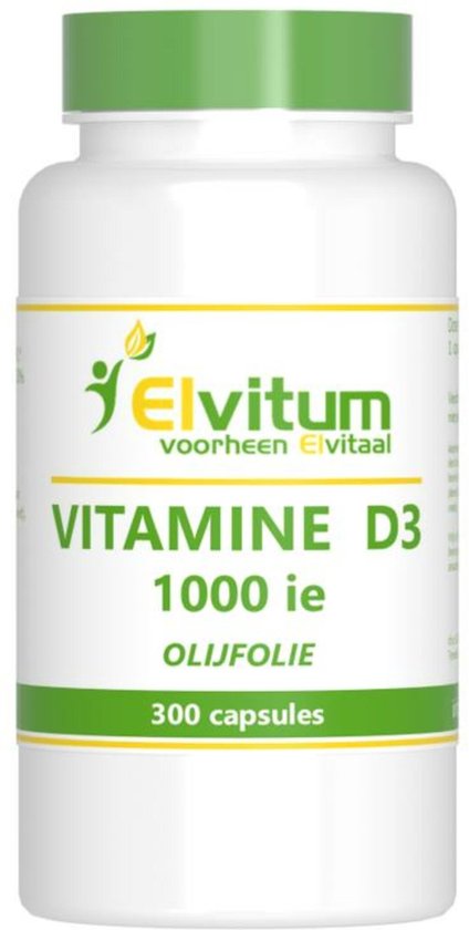 Foto: Elvitum vitamine d3 1000ie 25mcg 300 capsules