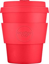 Ecoffee Cup Meridian Gate PLA - Tasse à café à Go 250 ml - Siliconen rouge