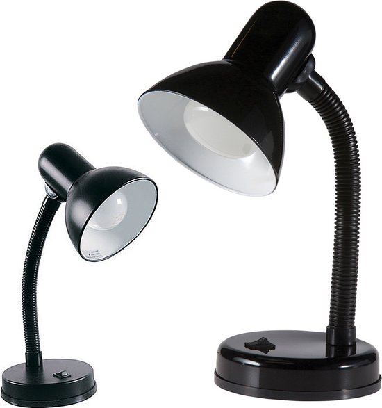 Bureaulamp zwart - buigbare poot - metaal - kinderkamer — afbeelding 3