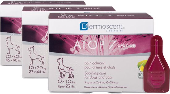 Dermoscent Atop 7 Spot-On - 0 tot 10 kg