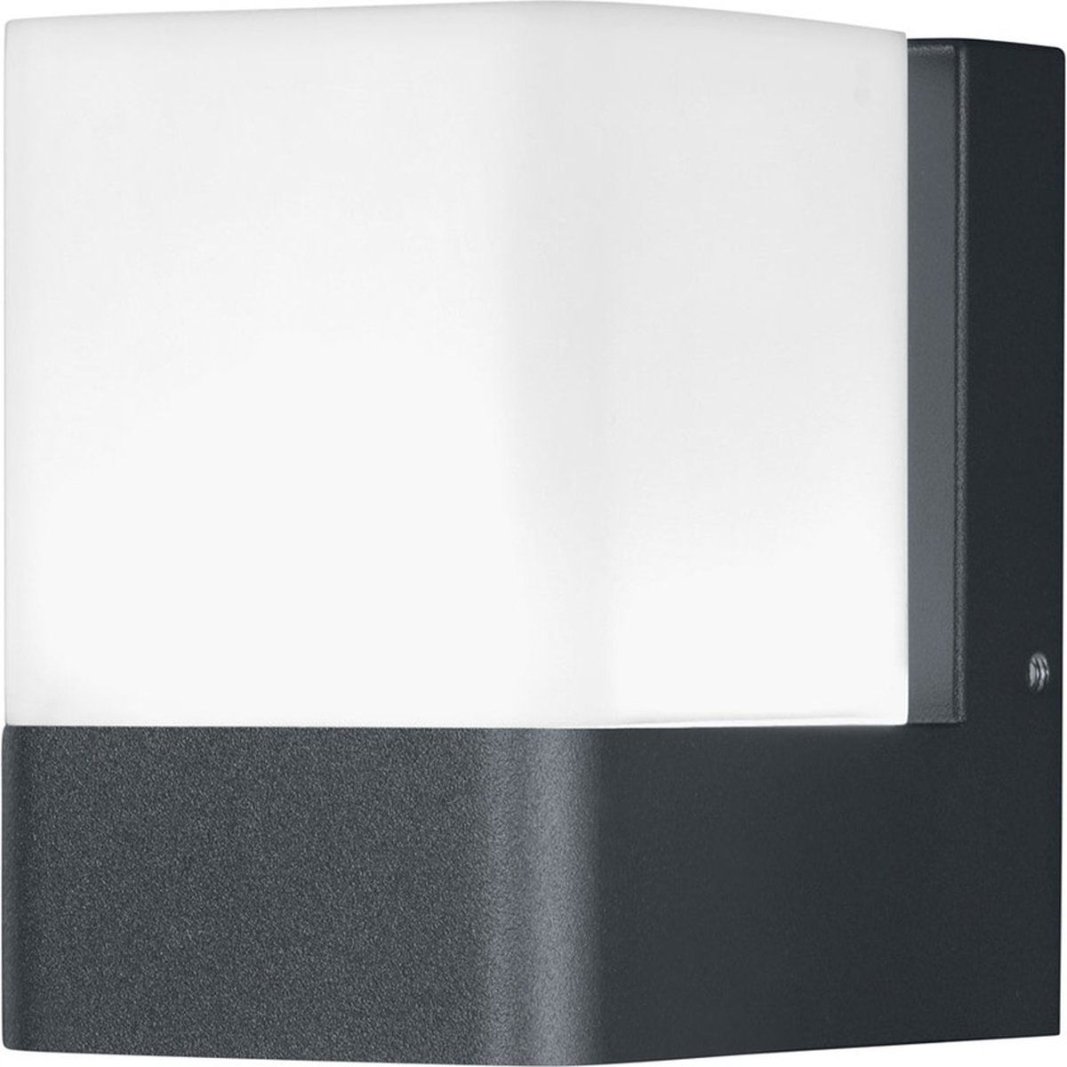 Ledvance Smart+ Wifi Wandlamp Kubus Donker Grijs Buiten 9.5W 500lm - 830 Warm Wit | RGBW - Dimbaar